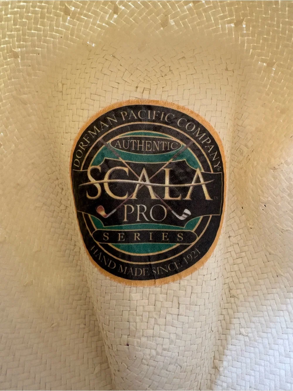 Scala Pro Series Men's Toyo Grosgrain Ribbon Safari Hat Golf Cruise Resort Beach